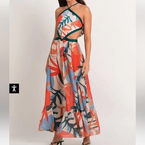 PatBO Rio Halter Beach Dress